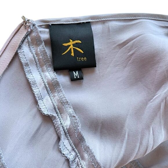 Tree 100% Silk Beaded Slip Dress - Picture 7 of 11